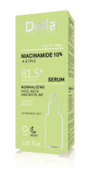 Delia Niacinamide 10% + Zinc Sérum na obličej, krk a dekolt 30 ml