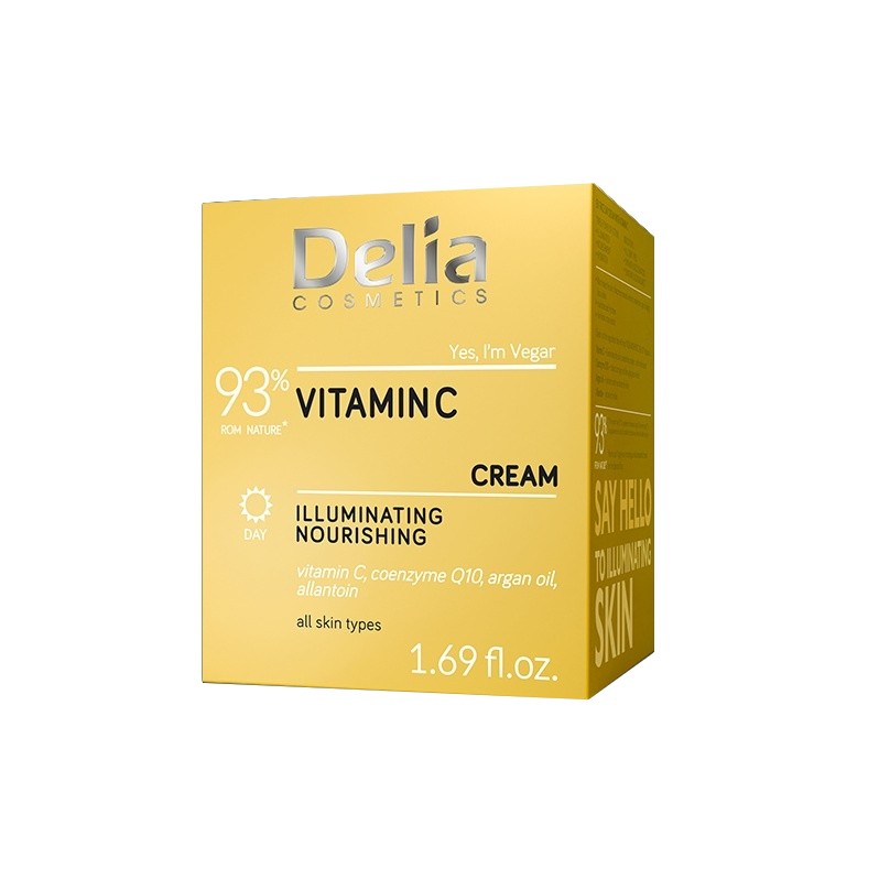 Delia Vitamín C Denní krém s rozjasňujícím účinkem 50 ml
