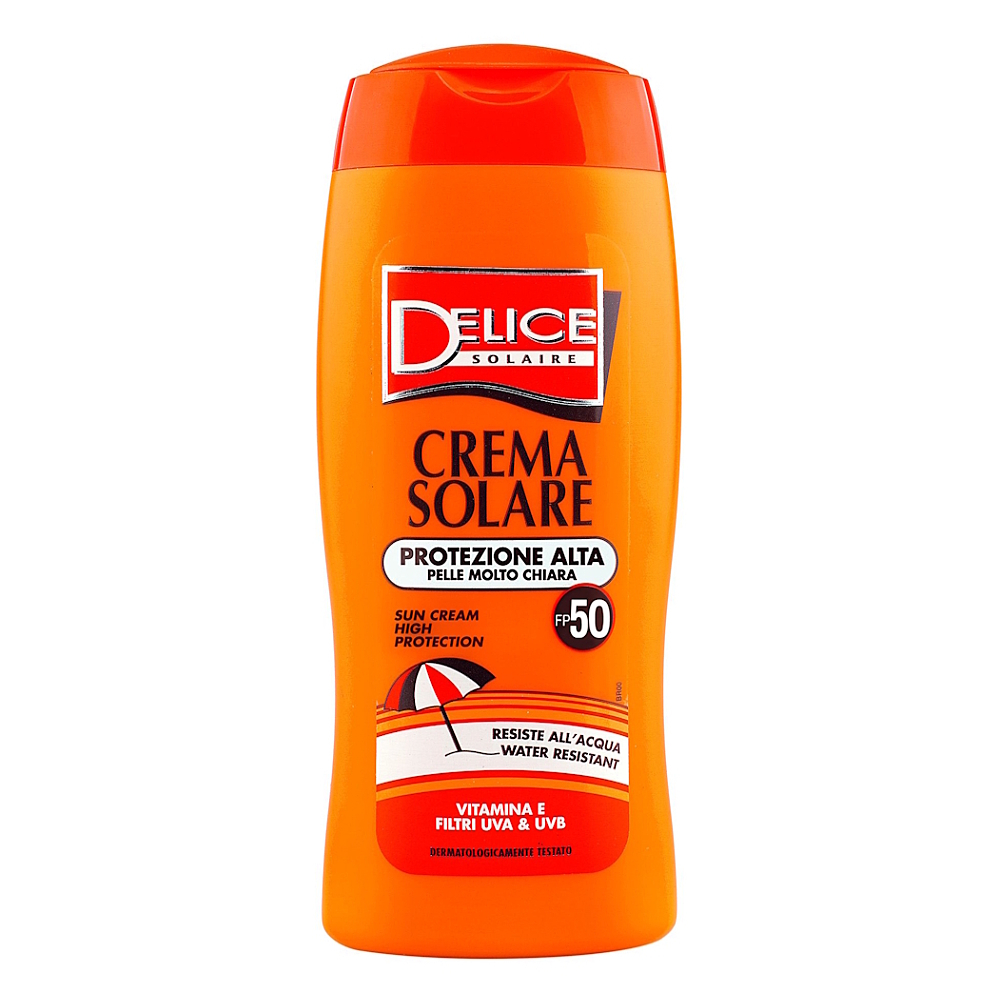 DELICE SOLAIRE Opalovací krém SPF50 250 ml