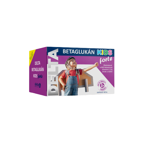 DELTA BETAGLUKAN KIDS forte 40 kapslí