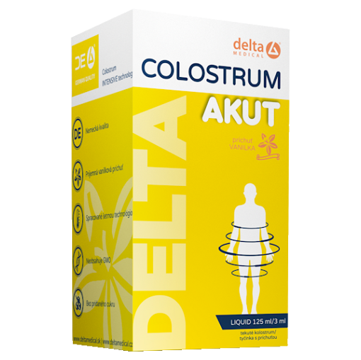 DELTA MEDICAL Colostrum akut sirup vanilka 125 ml