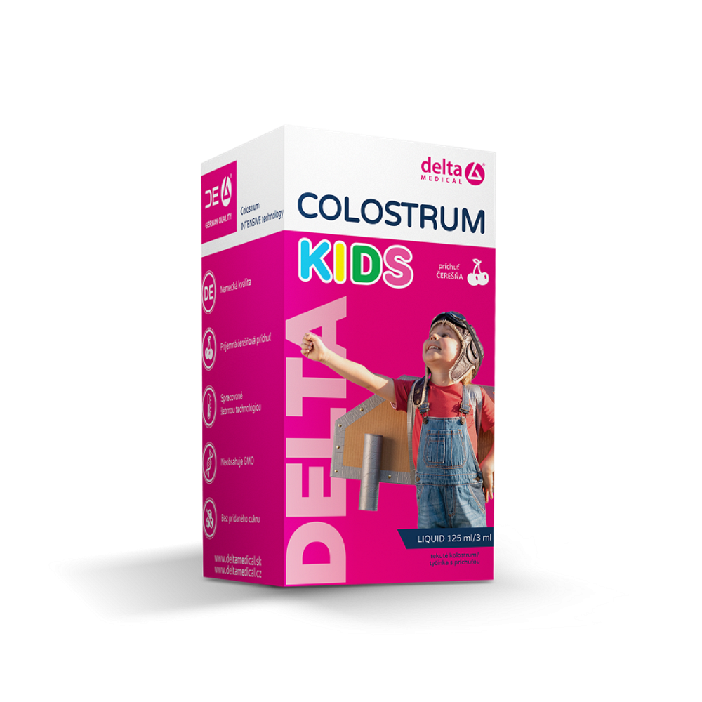 DELTA MEDICAL Colostrum kids sirup třešeň 125 ml