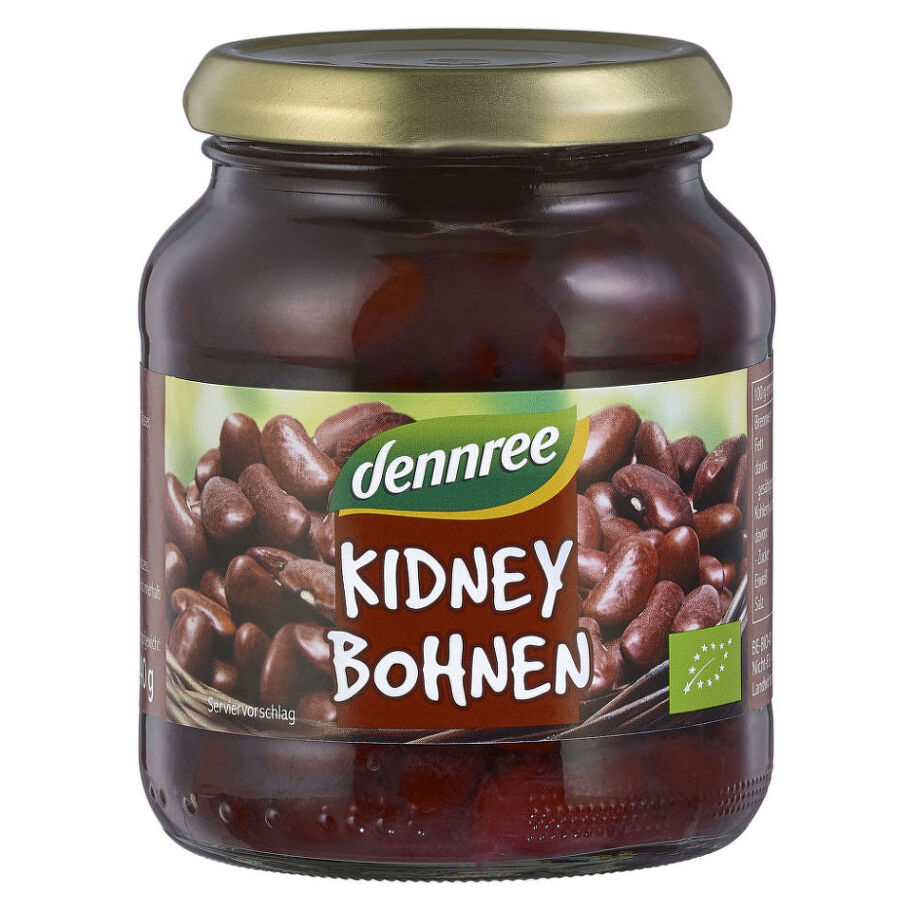 DENNREE Fazole červená ledvina ve slaném nálevu BIO 360 g