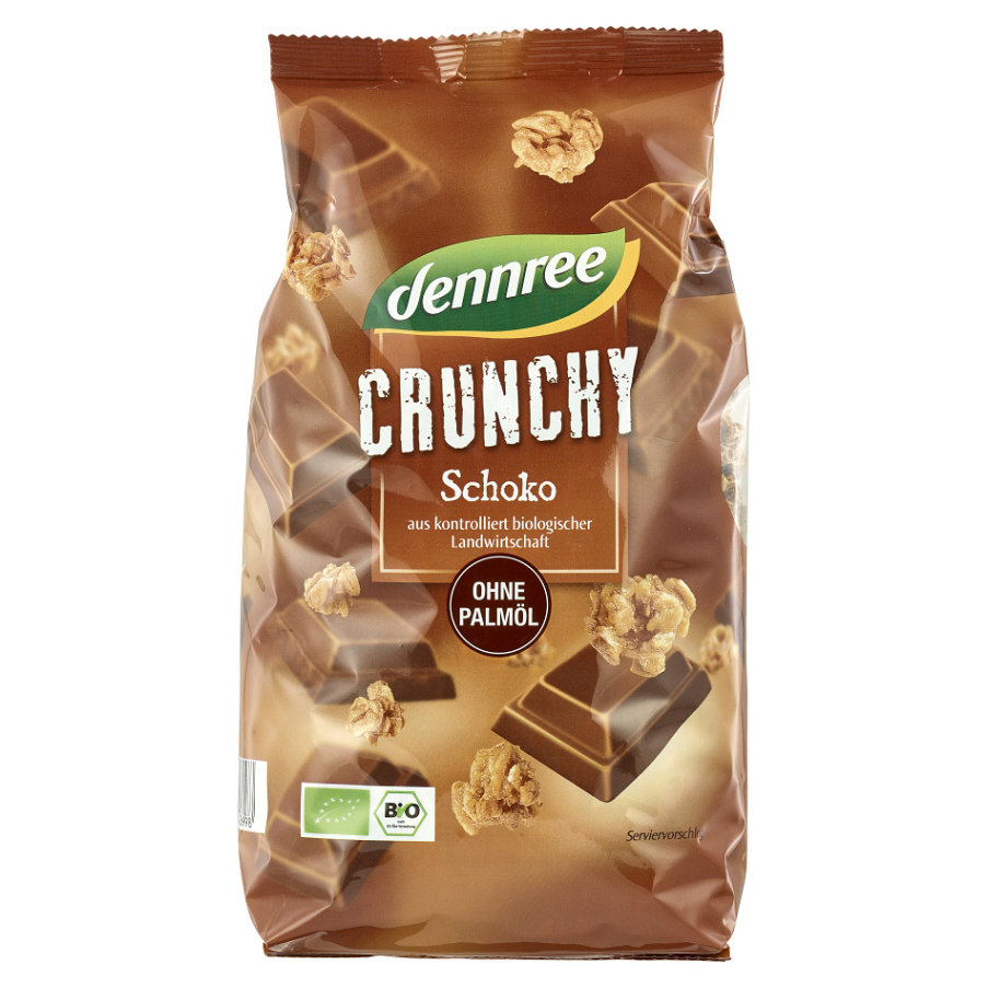 DENNREE Granola s mléčnou čokoládou BIO 750 g