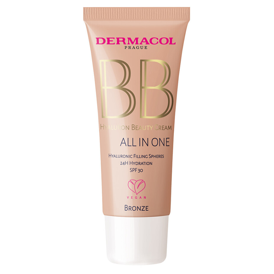 DERMACOL BB hyaluronový krém All in One SPF 30 Odstín Sand 30 ml