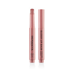Dermacol Glossy Lip Balm 01 Vanilla Balzám na rty 1,8 g
