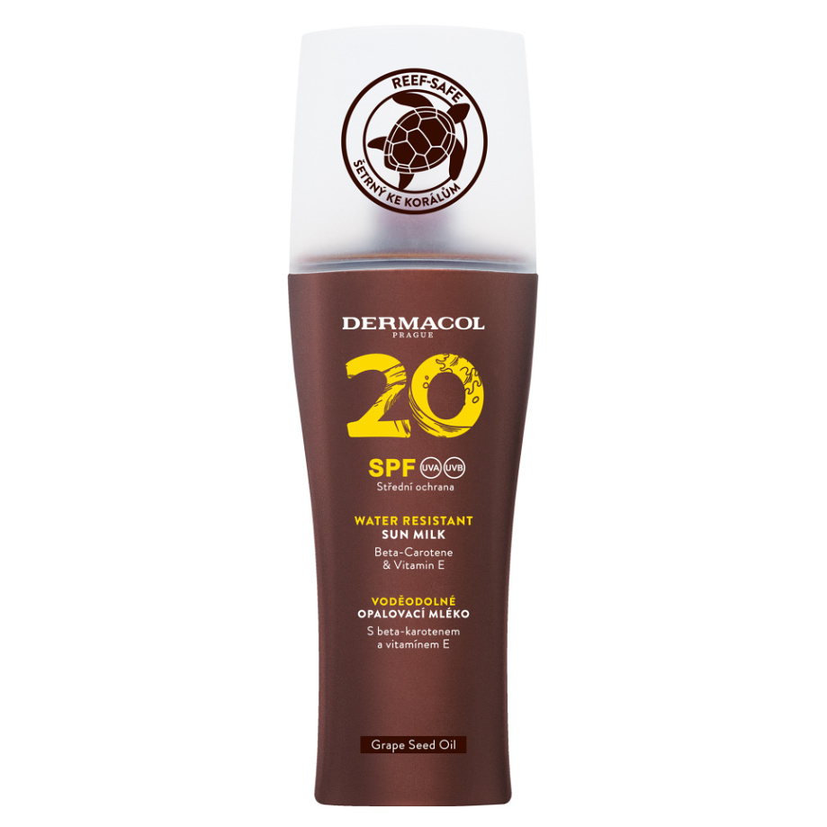 DERMACOL Sun  Mléko na opalování SPF 20 200 ml