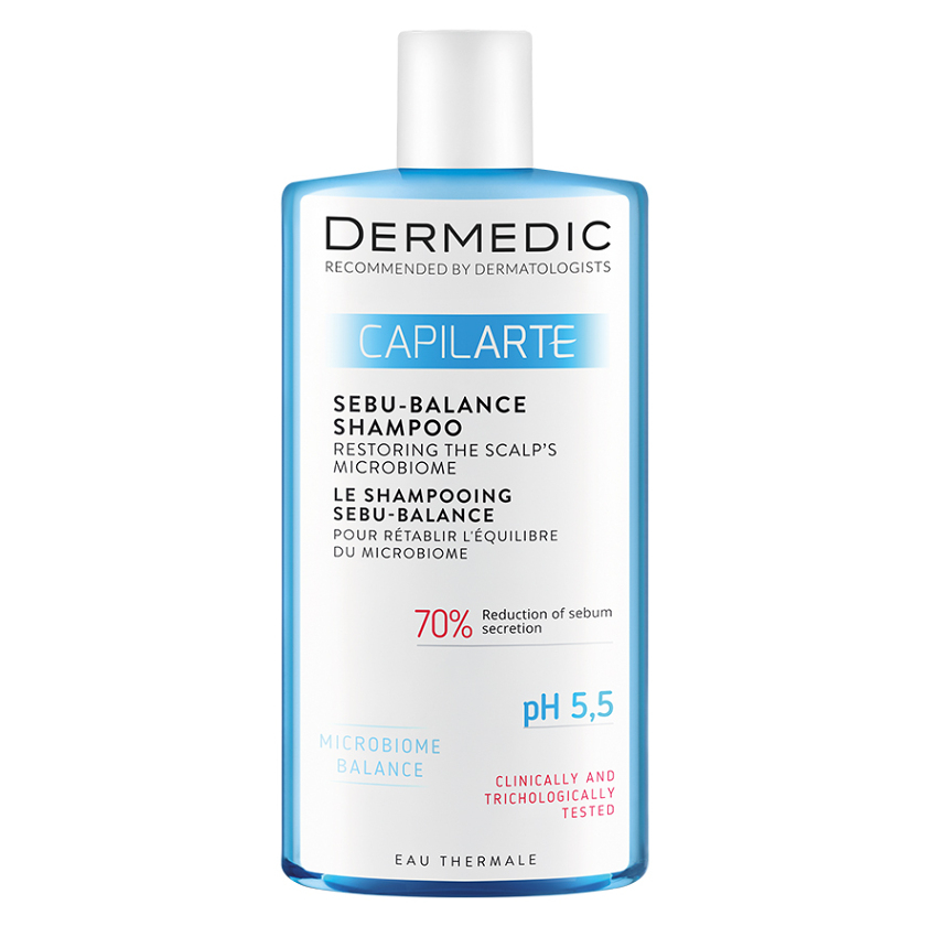 DERMEDIC Capilarte Sebu-Balance Šampon pro mastné vlasy 300 ml