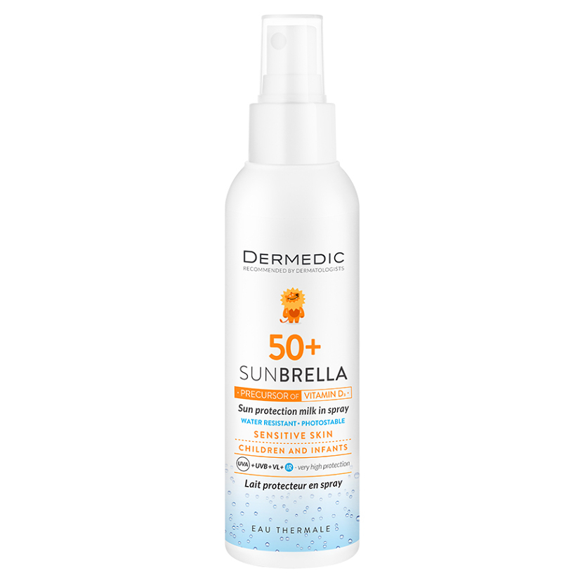 DERMEDIC Sunbrella Baby Opalovací mléko ve spreji SPF50+ 150 ml