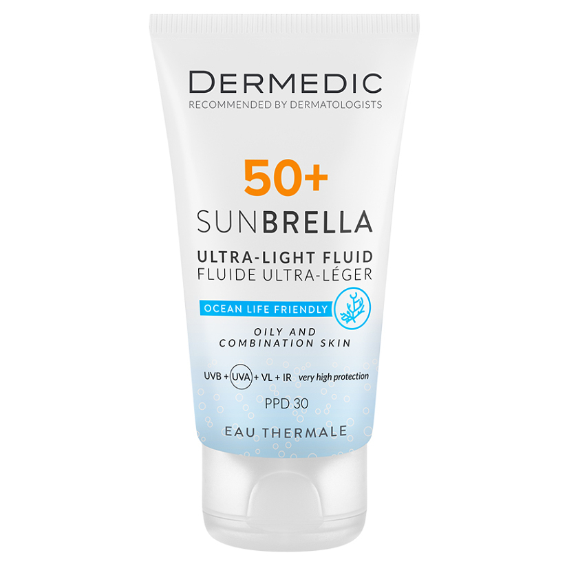 DERMEDIC Sunbrella Emulze mastná a smíšená pleť SPF50+ 40 ml