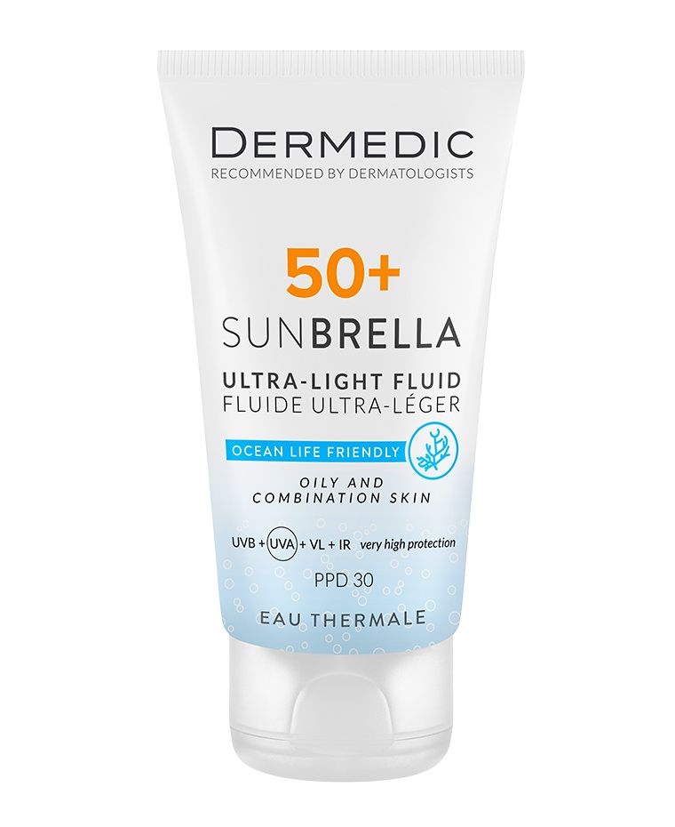 Dermedic Sunbrella Lehká opalovací emulze na mastnou pleť SPF50+ 40 ml