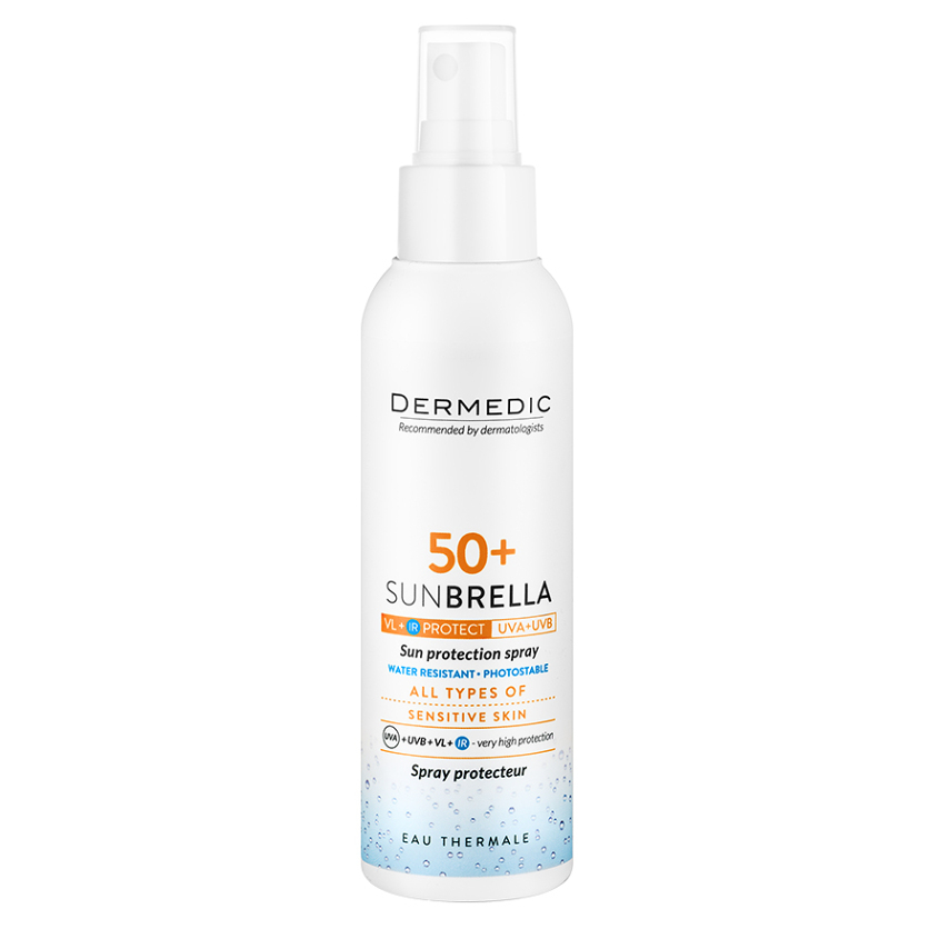 DERMEDIC Sunbrella Mléko na opalování ve spreji SPF50+ 150 ml