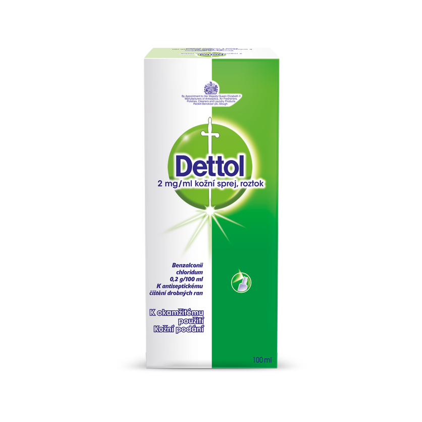 Dettol 0,2% antiseptický sprej 100 ml