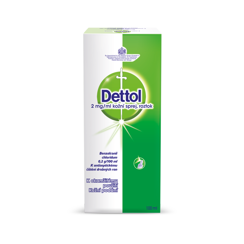 Dettol 0,2% antiseptický sprej 100 ml