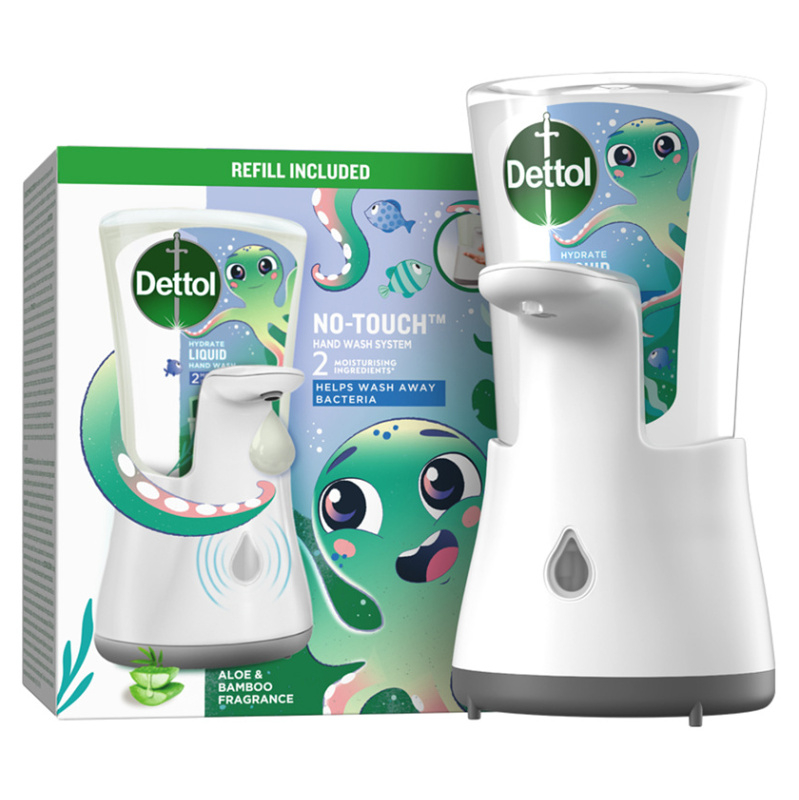 DETTOL Kids Bezdotykový dávkovač mýdla Dobrodruh 250 ml