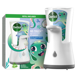 DETTOL Kids Bezdotykový dávkovač mýdla Dobrodruh 250 ml