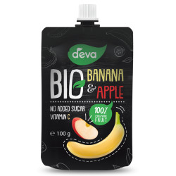 Deva BIO snack banán a jablko kapsička 100 g