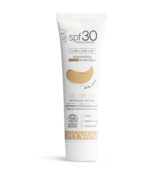 Dhyvana Přírodní minerální tónovací krém SPF30 Amber Honey 50 ml