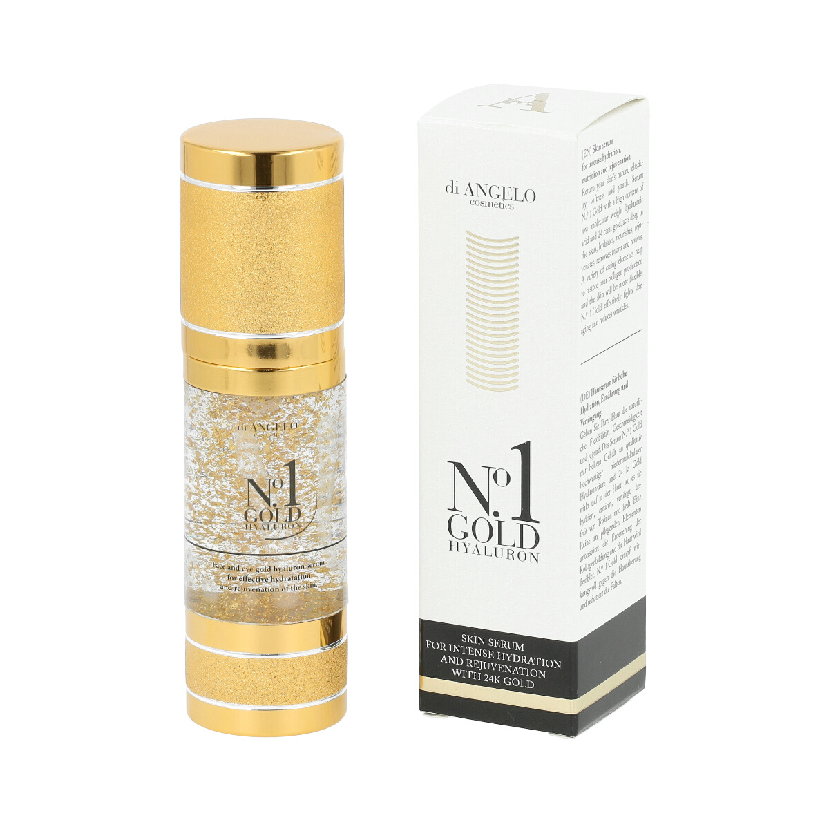 Di Angelo Cosmetics No.1 Gold Hyaluron Skin Serum For Intense Hydration 30 ml