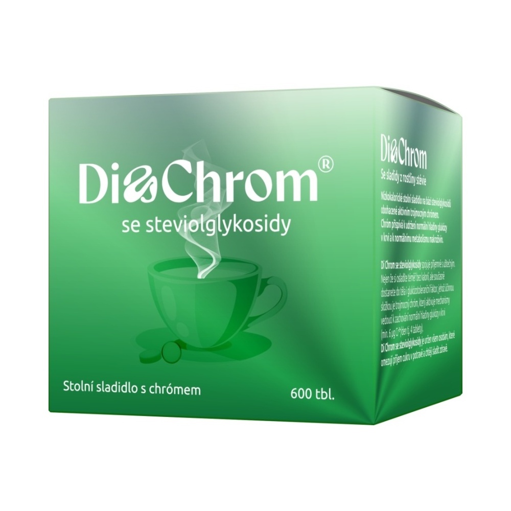 Di Chrom se steviolglykosidy stolní sladidlo 600 tablet