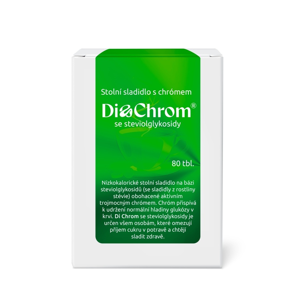 Di Chrom se steviolglykosidy stolní sladidlo 80 tablet