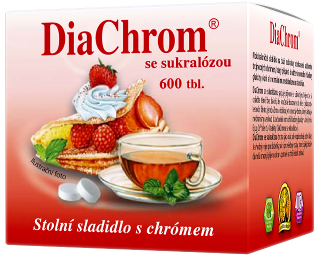 DIACHROM se sukralózou nízkokalorické sladidlo 600 tablet 600 ks
