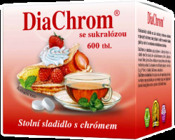 DIACHROM se sukralózou nízkokalorické sladidlo 600 tablet 600 ks