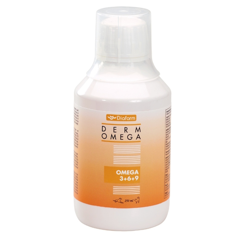 DIAFARM Omega 3+6+9 Na srst pro psy a kočky 250 ml