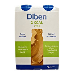 DIBEN 2 kcal Drink  meruňka-broskev 4 x 200 ml