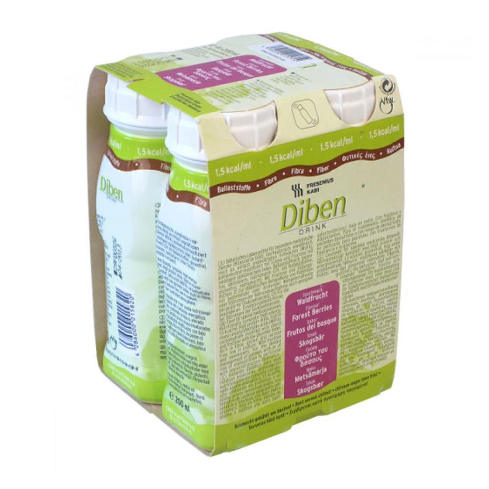 DIBEN Drink lesní plody 4 x 200 ml