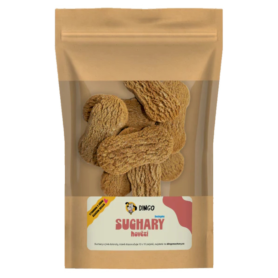 DINGO Suchary hovězí bezlepkové 250 g