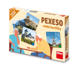 Dino Toys Trénink paměti Pexeso Památky 24 kartiček