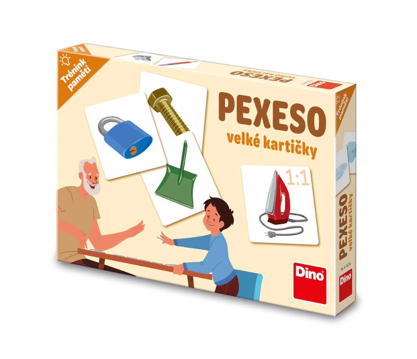 Dino Toys Trénink paměti Pexeso Předměty 24 kartiček