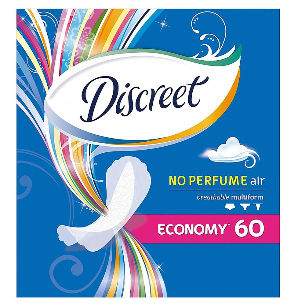 DISCREET Multiform Air prodyšné intimky 60 ks