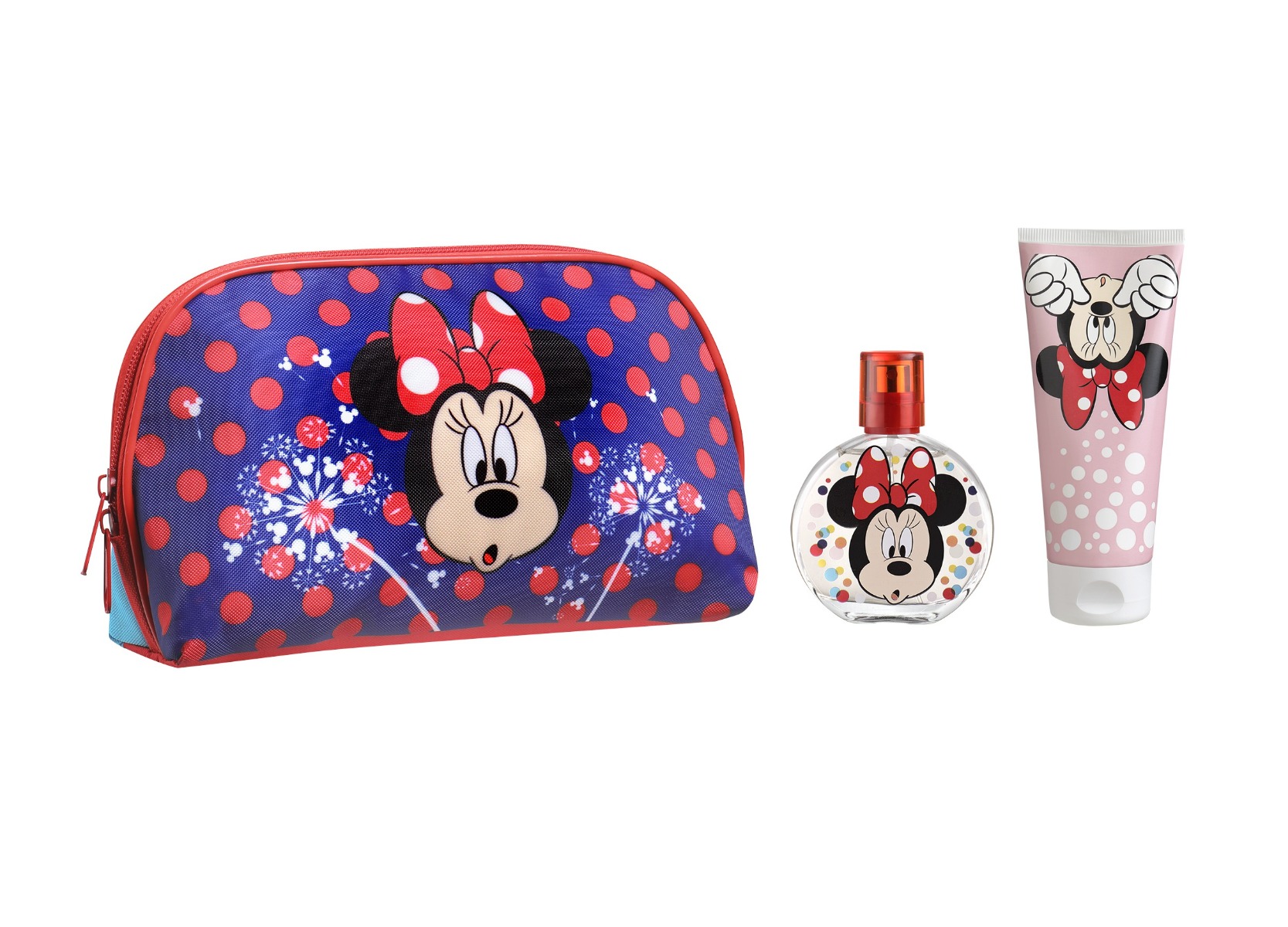 Disney Minnie Dárkový set taška, toaletní voda a sprchový gel 3 ks