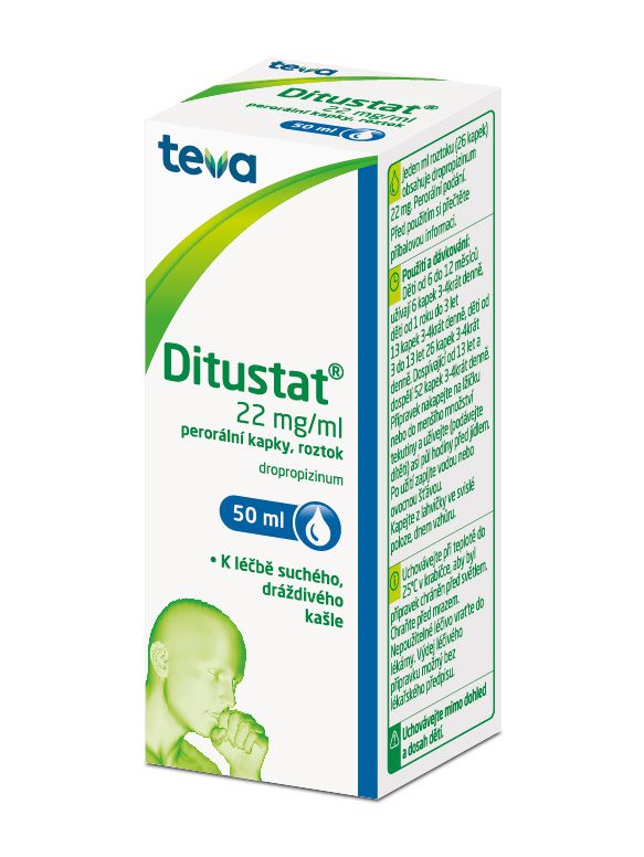 Ditustat 22 mg/ml perorální kapky, roztok 50 ml