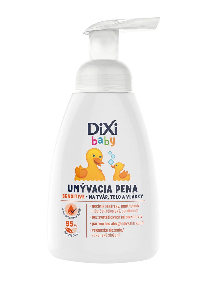Dixi Baby Sensitive Mycí pěna na tělo a vlásky 250 ml
