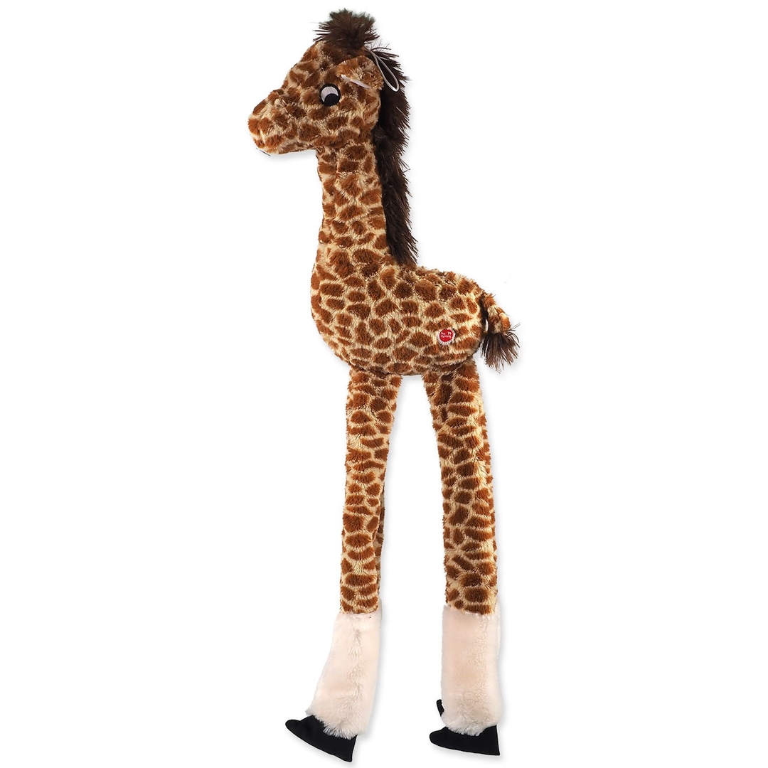 Dog Fantasy Hračka Jumbo žirafa pískací a šustící 87cm