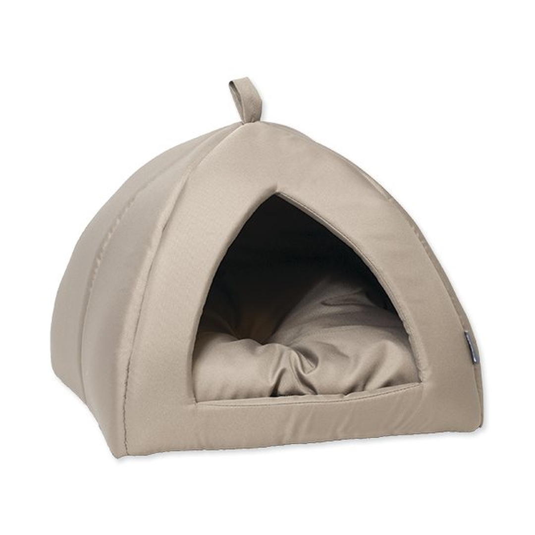 Dog Fantasy Kukaň Basic světle šedá 62x62x52cm