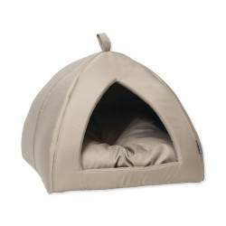 Dog Fantasy Kukaň Basic světle šedá 62x62x52cm