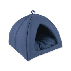 Dog Fantasy Kukaň Basic tmavě modrá 43x43x35cm