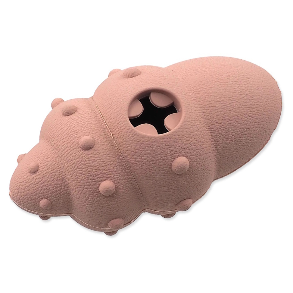 DOG FANTASY Sea Natural Toy Lastura růžová 14,5 cm