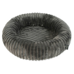 DOG FANTASY Stripe Pelech pro psy kulatý šedivý 40 cm