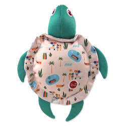 DOG FANTASY Water Float Pískací a plovoucí želva  zelená 25,5 cm