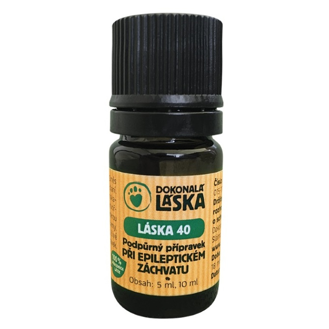 DOKONALÁ LÁSKA 40 Při epileptickém záchvatu podpůrný přípravek 5 ml