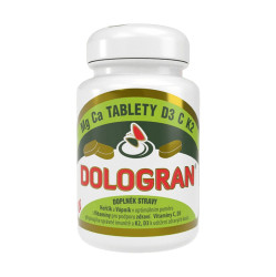 DOLOGRAN tablety Mg Ca D3 C K2 60 tablet