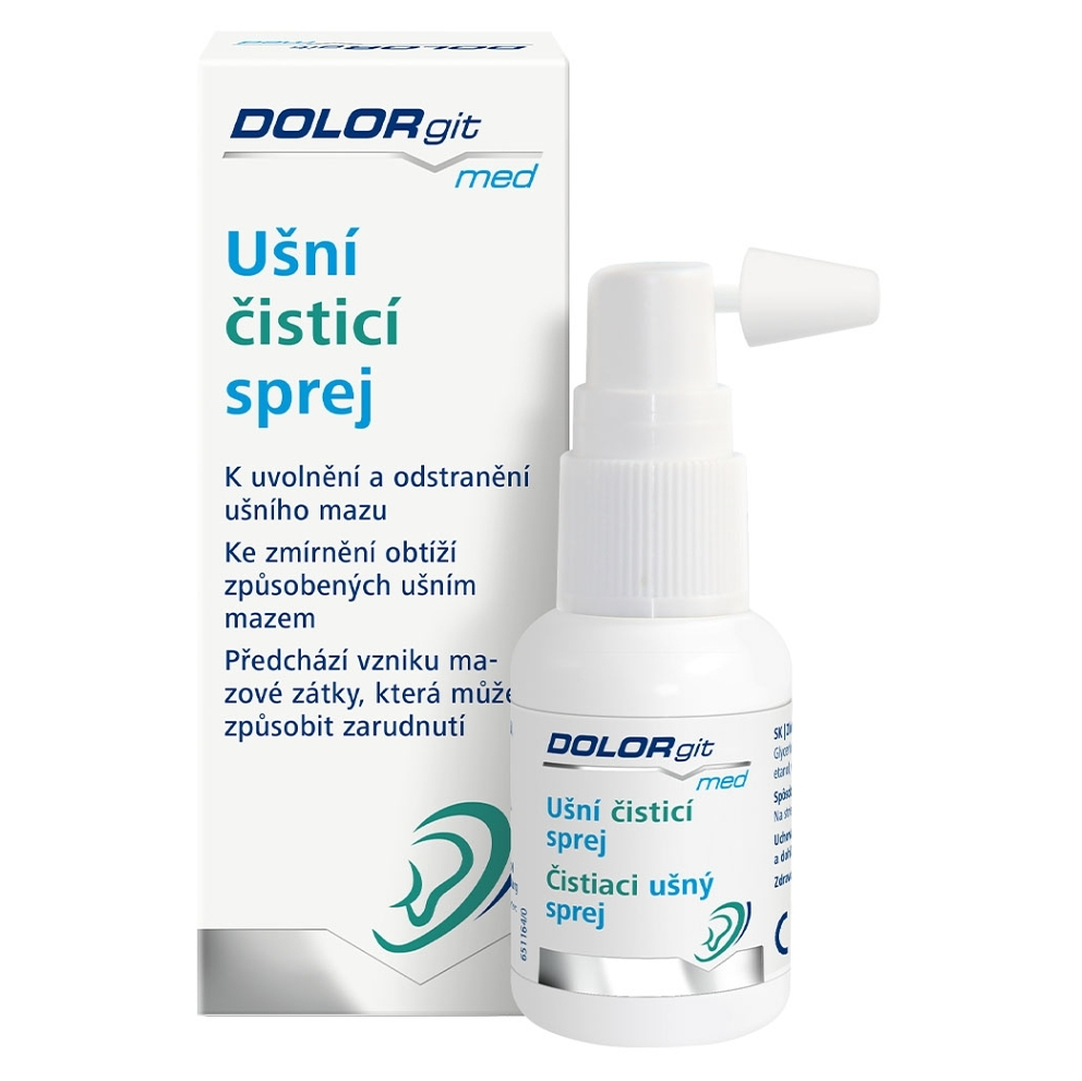 DOLORgit med ušní čistící sprej 20 ml