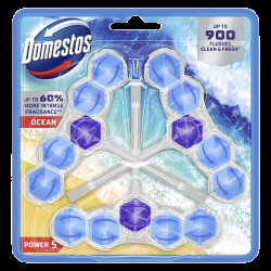 DOMESTOS Power 5 Ocean WC blok 3 x 50 g