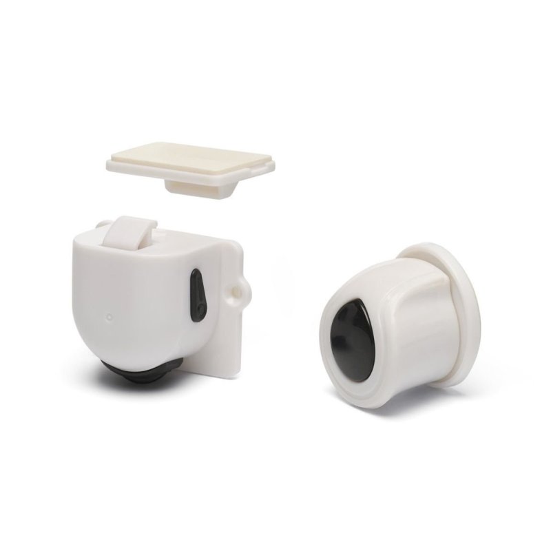 Dooky magnetické uzávěry skříněk 8ks + 2 klíče White