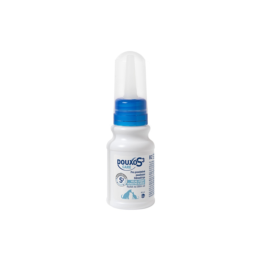 DOUXO S3 Care roztok na čištění uší 60 ml